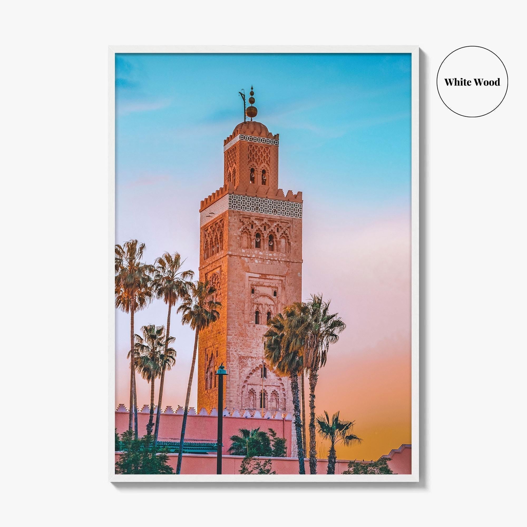 Marrakesh Fine Art Photo Print, Koutoubia Mosque, Medina, Marrakech, Morocco, Wall Decor, Poster