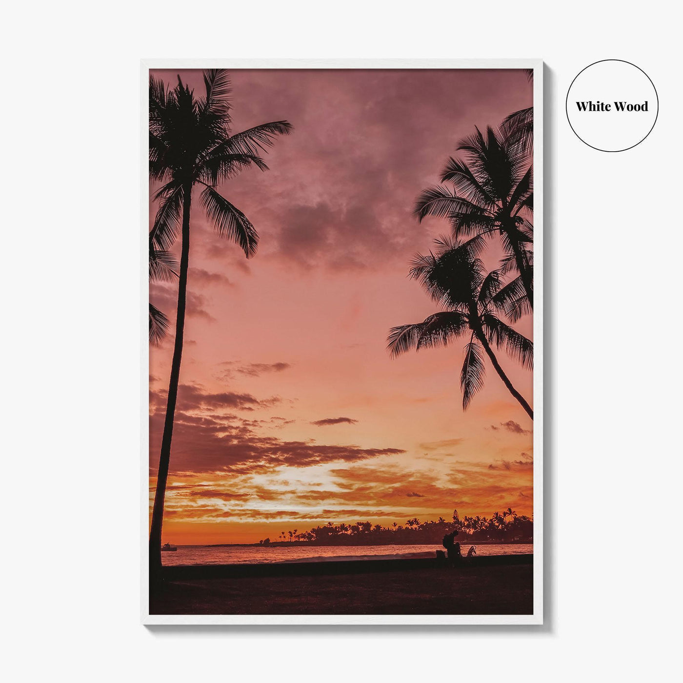 Kailua-Kona Fine Art Photo Print, Kona Hawaii Big Island USA Wall Poster