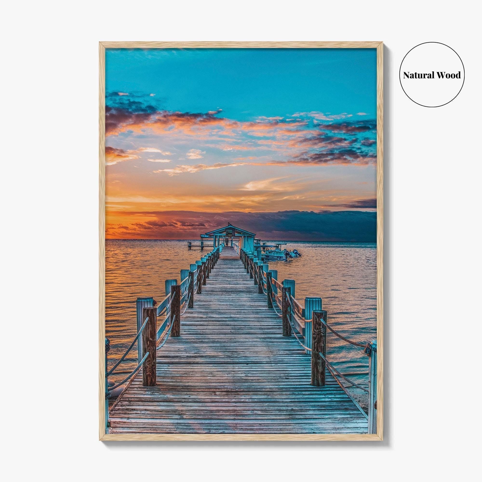 Islamorada Fine Art Photo Print, Florida Keys, FL, USA, Dock, Pier, Poster