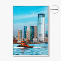 Hoboken Skyline Fine Art Photo Print, New Jersey Poster, Hudson River, NYC