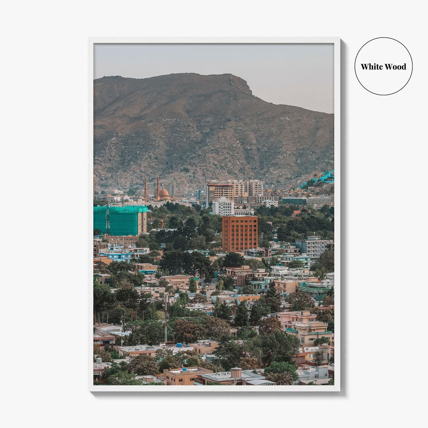 Kabul Skyline Fine Art Photo Print, Afghanistan, Capital City Wall Decor Poster