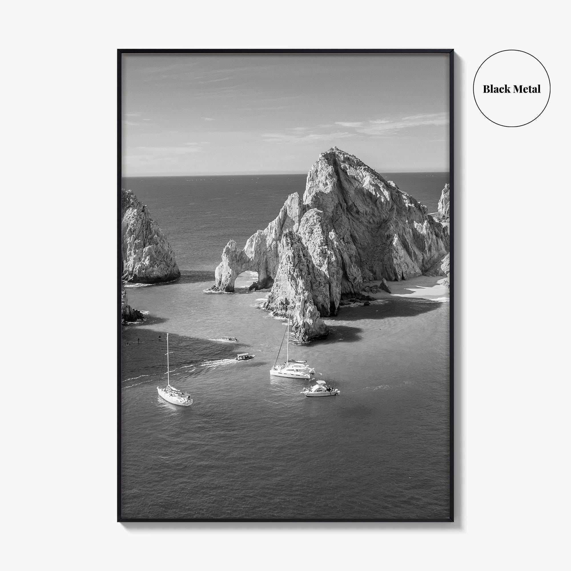 Cabo San Lucas Black and White Fine Art Photo Print, Mexico Poster