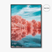 Minnesota Valley National Wildlife Refuge Fine Art Photo Print, Marsh Lake Infrared Poster
