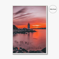 Salem Massachusetts Fine Art Photo Print, Fort Pickering Lighthouse, Winter Island, USA
