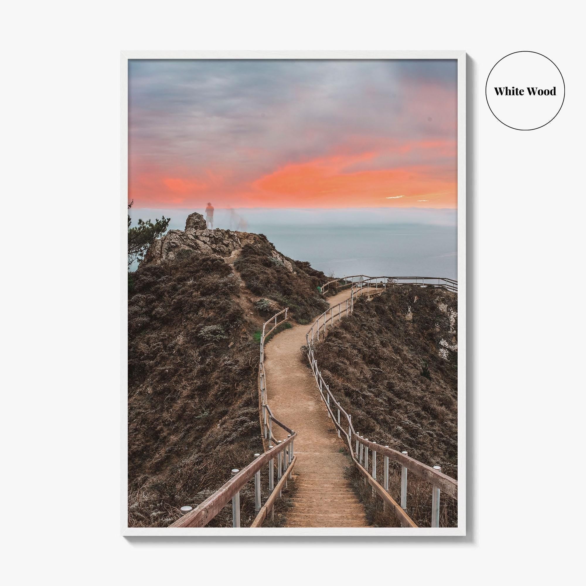 Marin County Fine Art Photo Print, Muir Beach Overlook, California Bay Area Wall Poster
