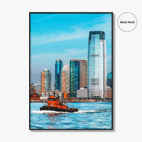 Hoboken Skyline Fine Art Photo Print, New Jersey Poster, Hudson River, NYC