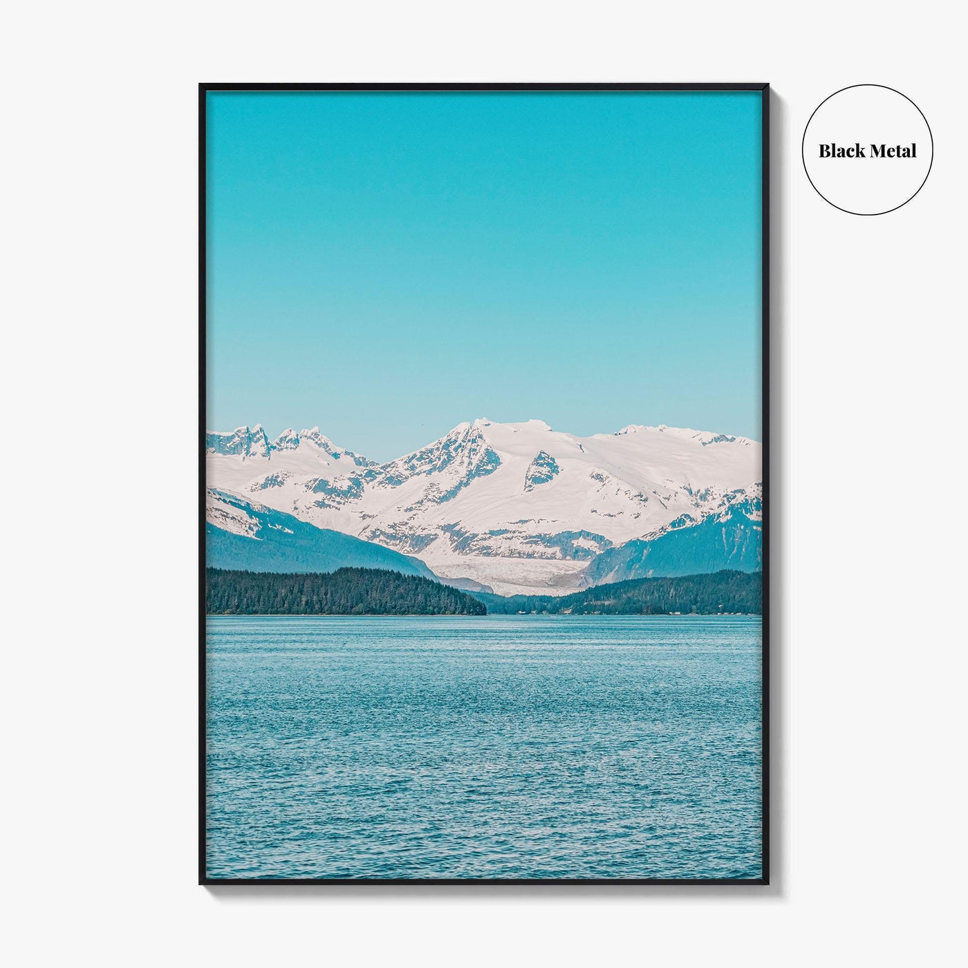 Juneau Blue Fine Art Photo Print, Mendenhall Glacier, Alaska, USA, Wall Decor, Poster