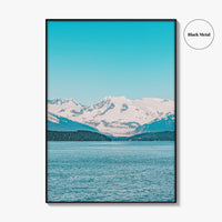 Juneau Blue Fine Art Photo Print, Mendenhall Glacier, Alaska, USA, Wall Decor, Poster