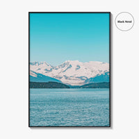 Juneau Blue Fine Art Photo Print, Mendenhall Glacier, Alaska, USA, Wall Decor, Poster