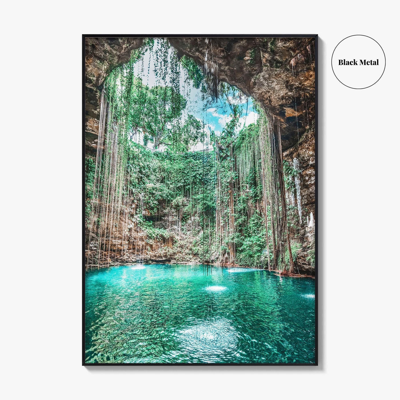 Ik Kil Cenote Mexico Fine Art Photo Print, Yucatan Peninsula, Chichen Itza Poster