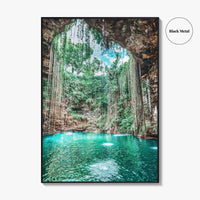 Ik Kil Cenote Mexico Fine Art Photo Print, Yucatan Peninsula, Chichen Itza Poster
