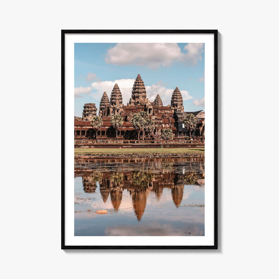 Angkor Wat Fine Art Photo Print, Siem Reap, Cambodia, Temple, Reflection, Wall Decor, Poster