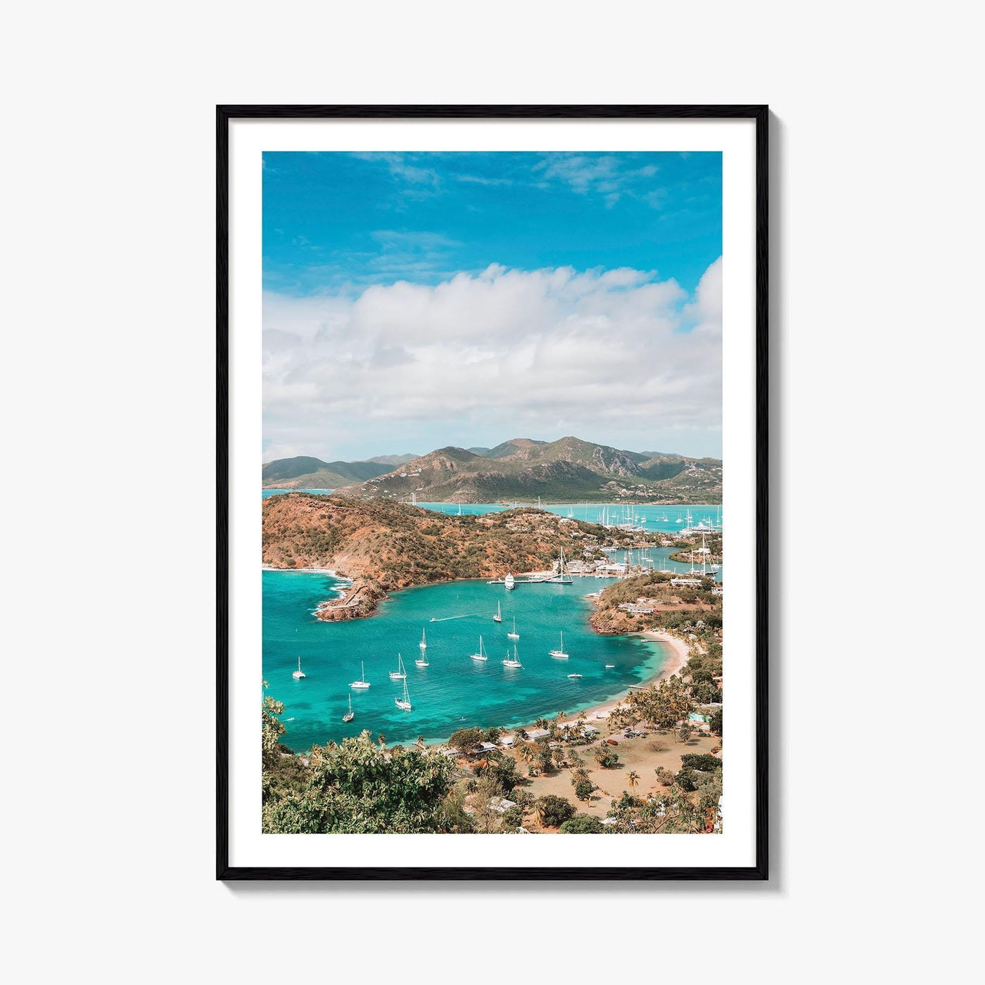 Antigua and Barbuda Fine Art Photo Print, English Harbour, Shirley Heights, Wall Poster