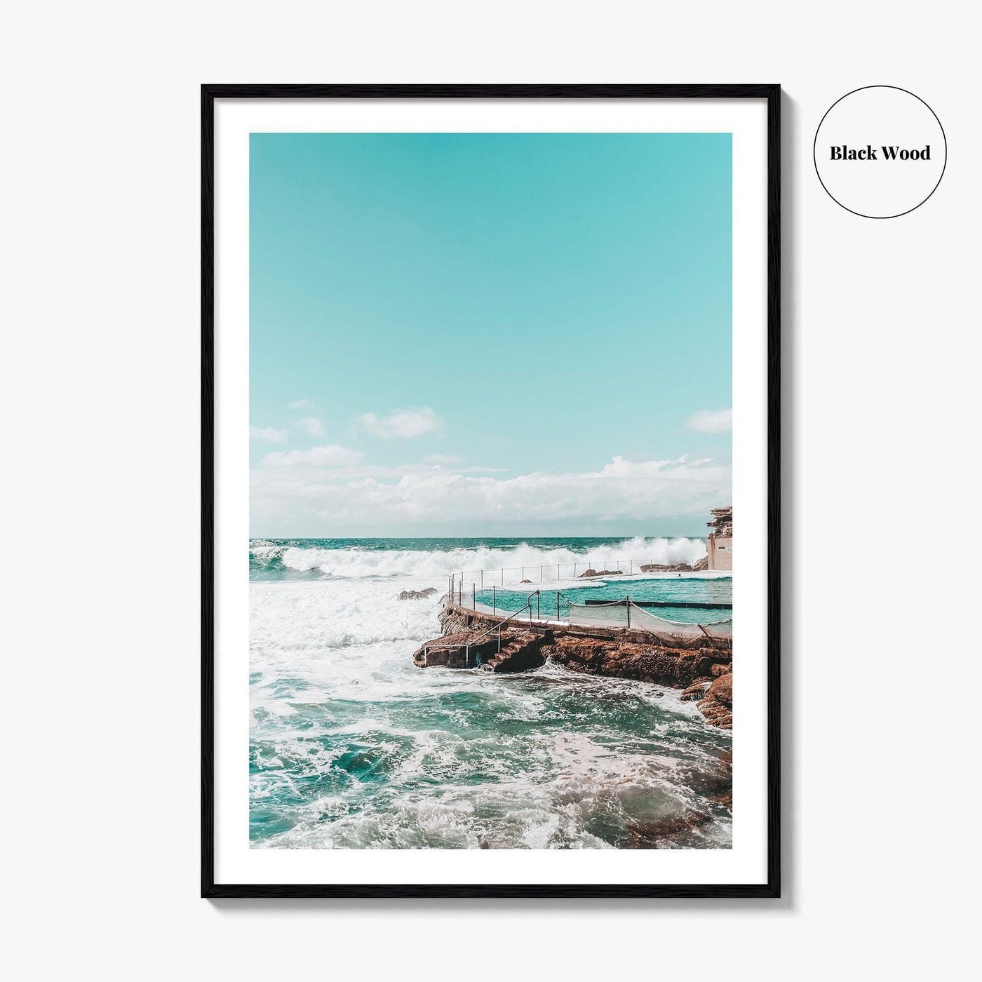 Bronte Beach Ocean Pool Fine Art Photo Print, Sydney NSW Australia, Wall Poster