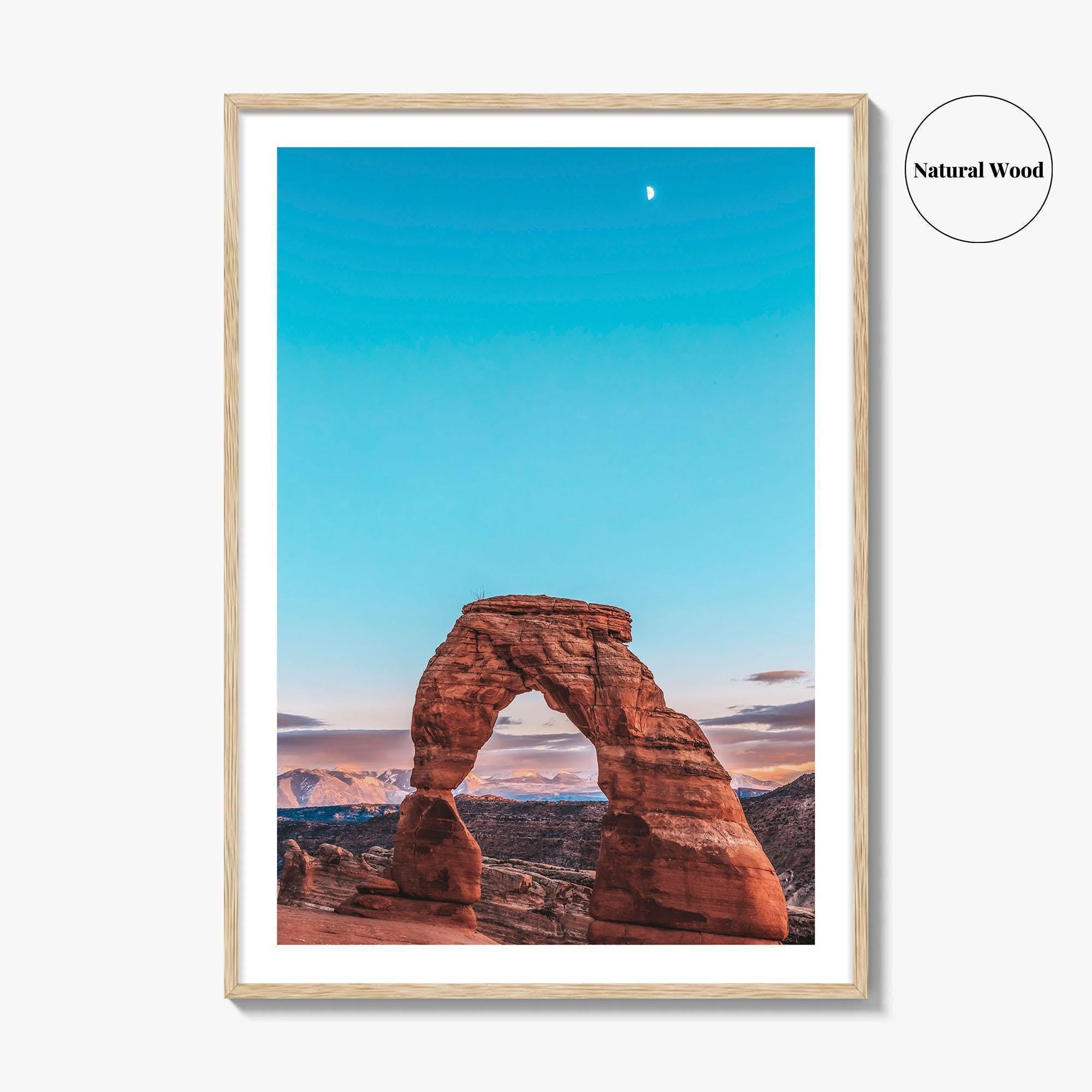 Arches National Park Fine Art Photo Print, Delicate Arch, Moab Utah, Wall Decor Poster