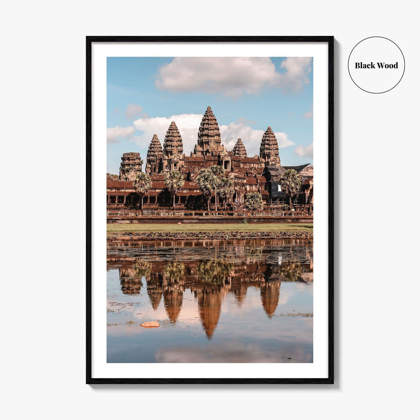 Angkor Wat Fine Art Photo Print, Siem Reap, Cambodia, Temple, Reflection, Wall Decor, Poster