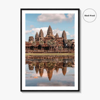 Angkor Wat Fine Art Photo Print, Siem Reap, Cambodia, Temple, Reflection, Wall Decor, Poster