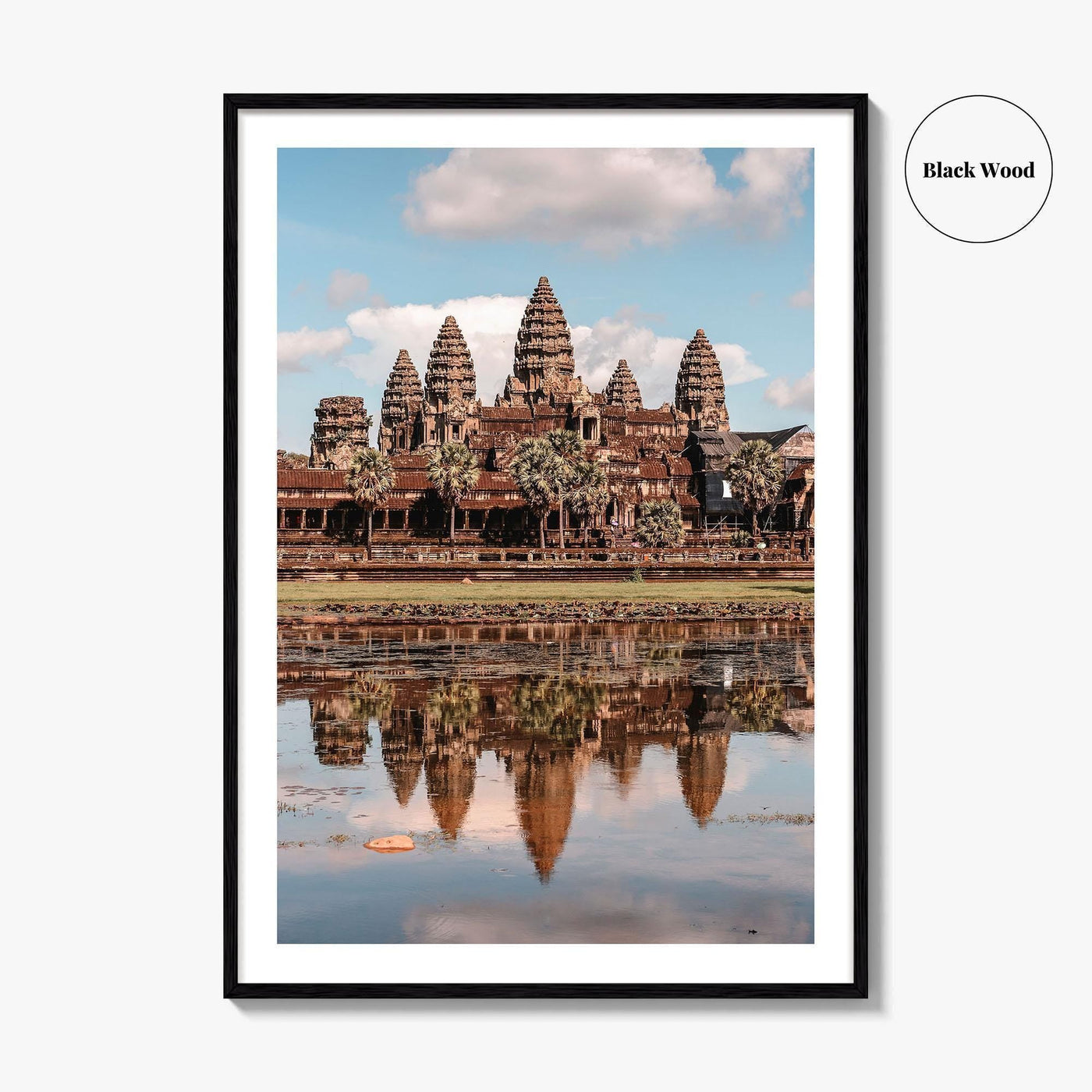 Angkor Wat Fine Art Photo Print, Siem Reap, Cambodia, Temple, Reflection, Wall Decor, Poster