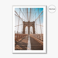 Brooklyn Bridge Fine Art Photo Print, New York City NYC, NY, USA, Poster
