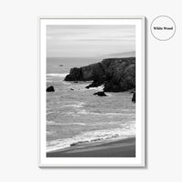 Bodega Bay Black and White Fine Art Photo Print, Sonoma Coast California Poster