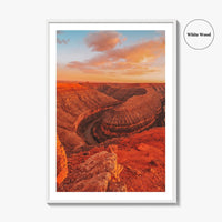 Goosenecks State Park Fine Art Photo Print, San Juan River Canyon, Utah Wall Poster