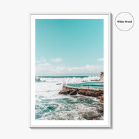 Bronte Beach Ocean Pool Fine Art Photo Print, Sydney NSW Australia, Wall Poster