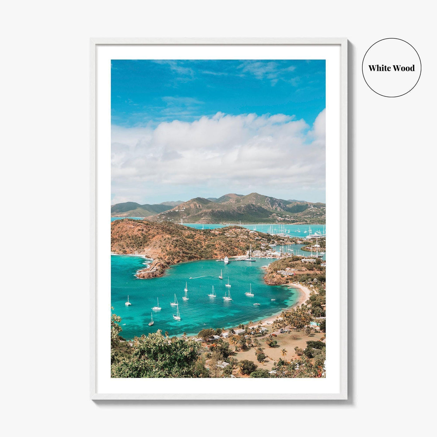 Antigua and Barbuda Fine Art Photo Print, English Harbour, Shirley Heights, Wall Poster