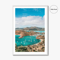 Antigua and Barbuda Fine Art Photo Print, English Harbour, Shirley Heights, Wall Poster