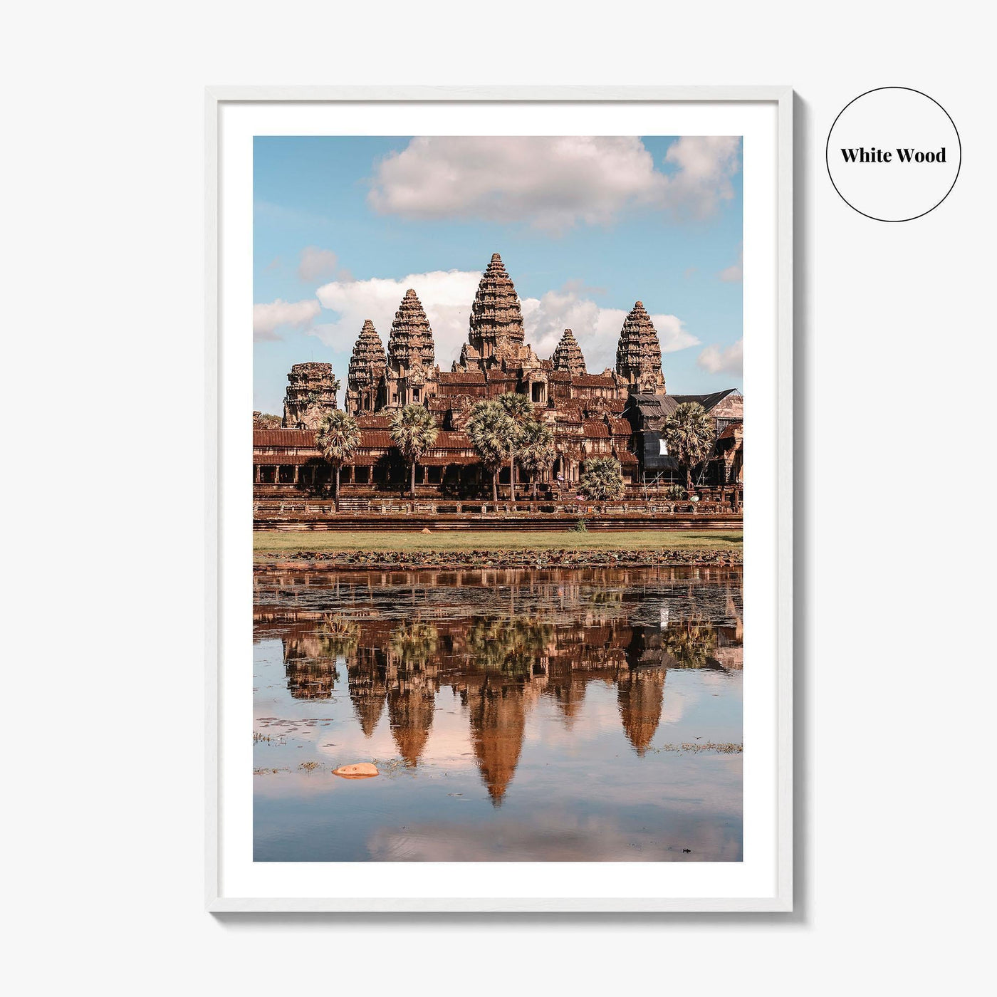 Angkor Wat Fine Art Photo Print, Siem Reap, Cambodia, Temple, Reflection, Wall Decor, Poster