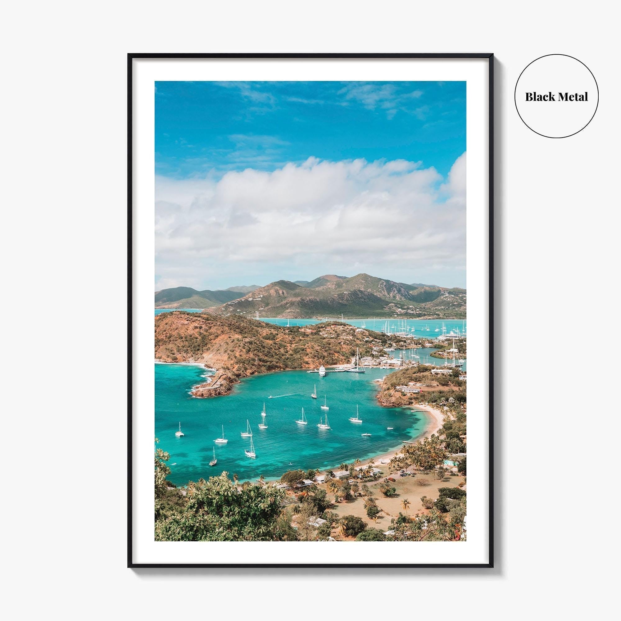 Antigua and Barbuda Fine Art Photo Print, English Harbour, Shirley Heights, Wall Poster