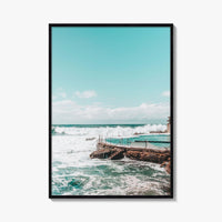 Bronte Beach Ocean Pool Fine Art Photo Print, Sydney NSW Australia, Wall Poster