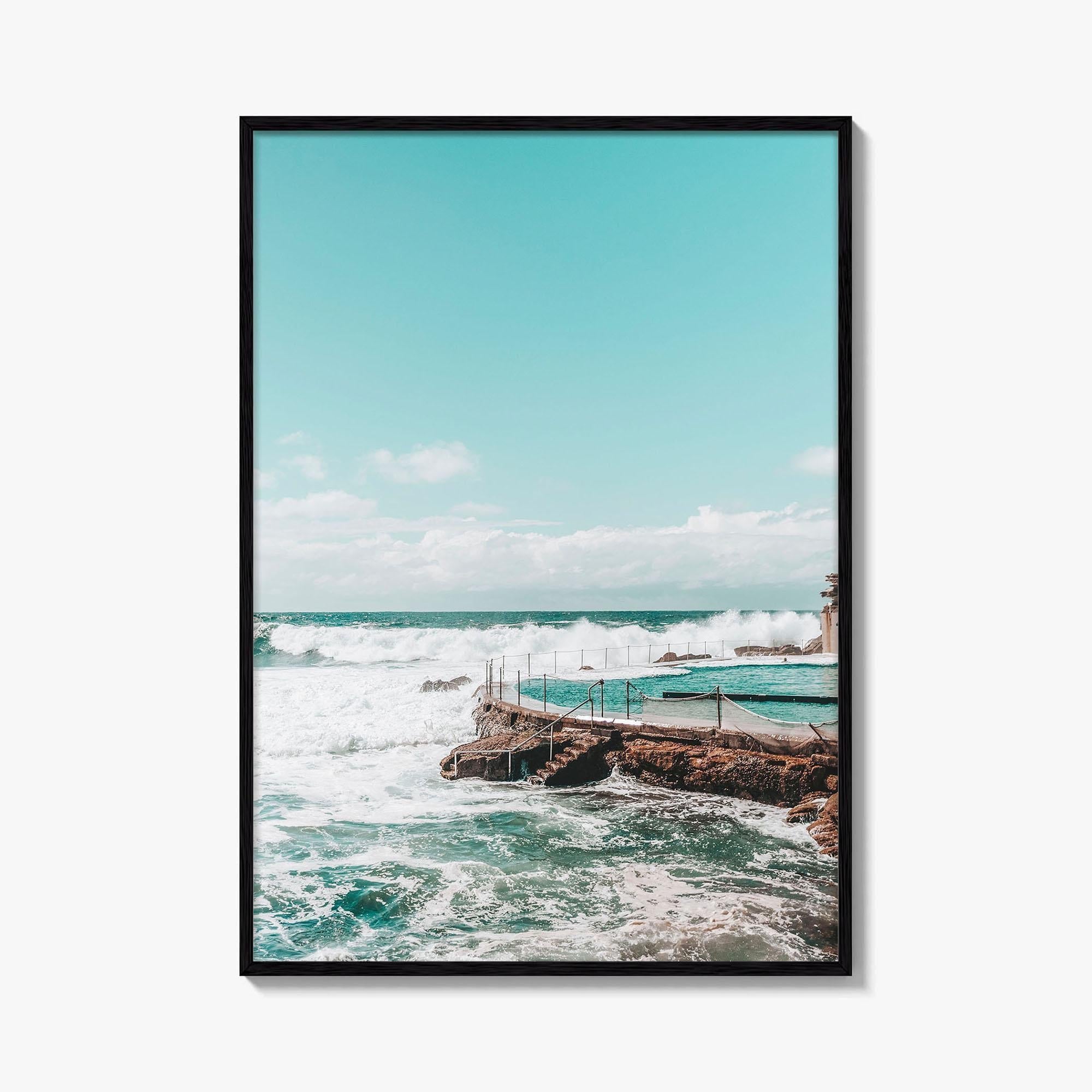 Bronte Beach Ocean Pool Fine Art Photo Print, Sydney NSW Australia, Wall Poster