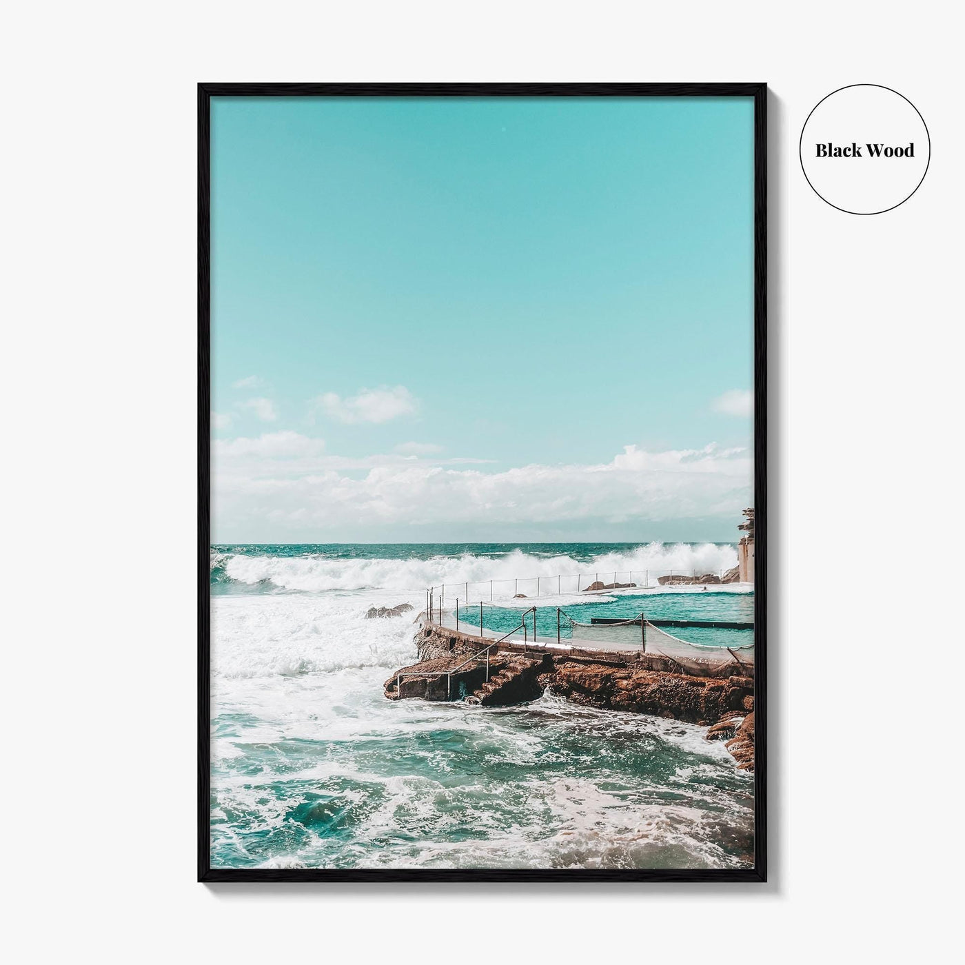 Bronte Beach Ocean Pool Fine Art Photo Print, Sydney NSW Australia, Wall Poster