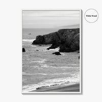 Bodega Bay Black and White Fine Art Photo Print, Sonoma Coast California Poster