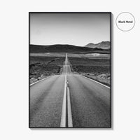 California Black and White Fine Art Photo Print, Route 66, USA Wall Decor Poster