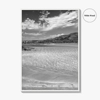 Elafonissi Beach Black and White Fine Art Photo Print, Chania Crete Greece Poster
