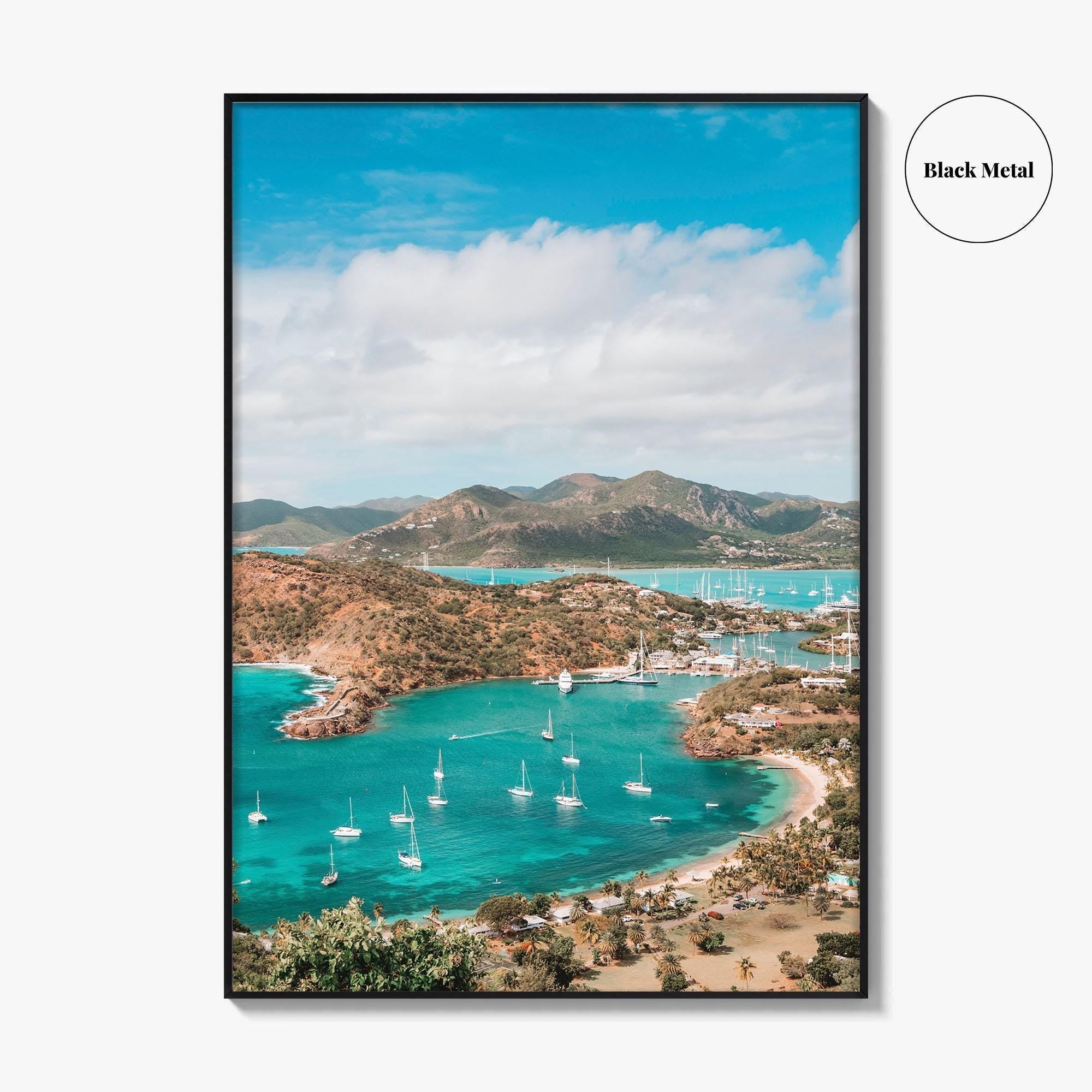 Antigua and Barbuda Fine Art Photo Print, English Harbour, Shirley Heights, Wall Poster