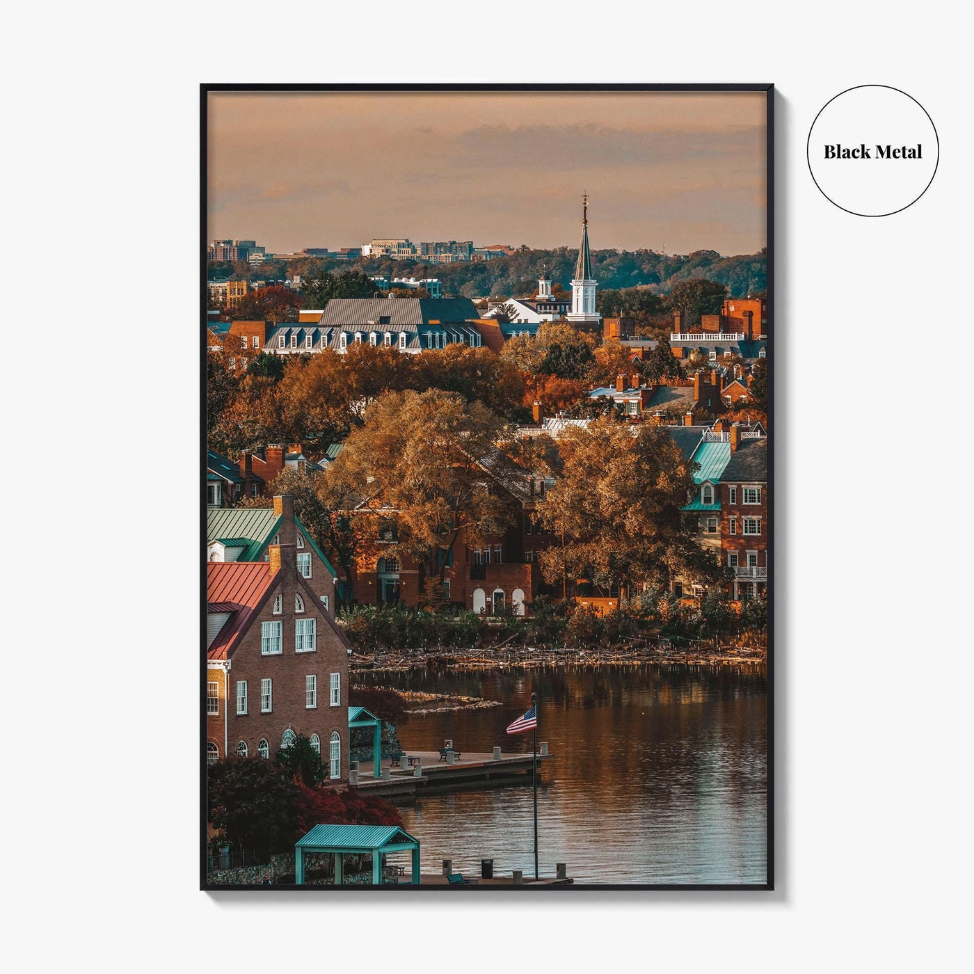 Alexandria Virginia Fine Art Photo Print, Potomac River Waterfront, Wall Decor Poster USA