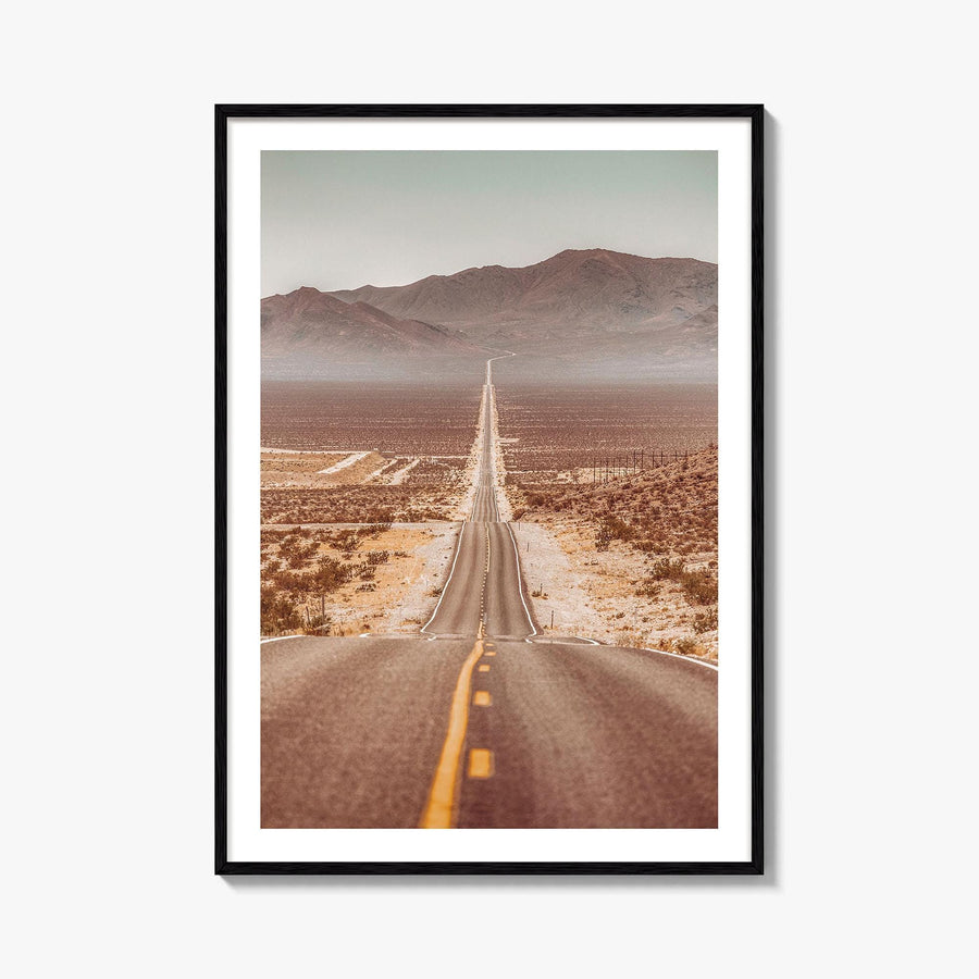 Death Valley Fine Art Photo Print, National Park, California, USA, Mojave Desert Road, Poster