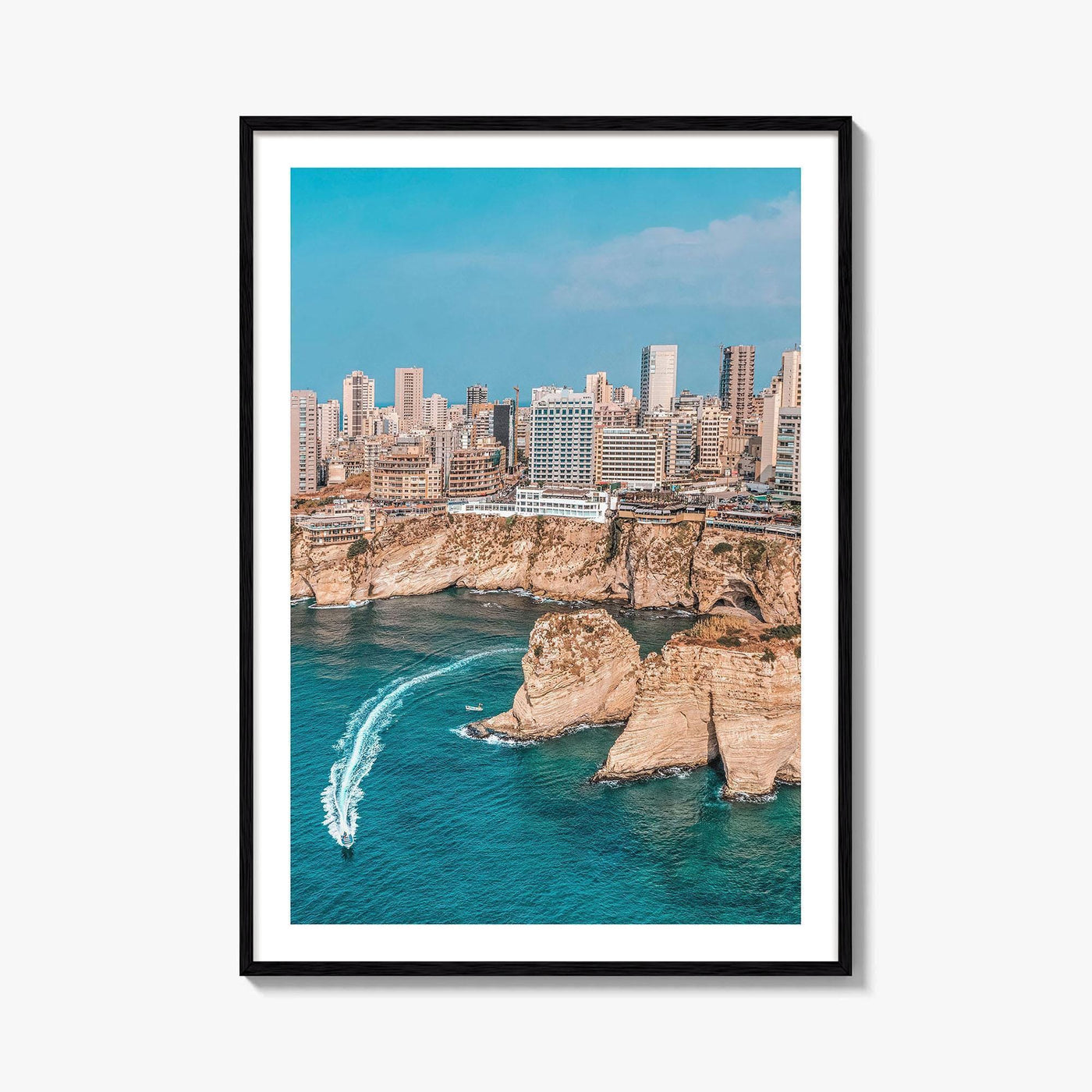 Beirut Fine Art Photo Print, Pigeon Rocks Raouche, Lebanon Wall Decor Poster