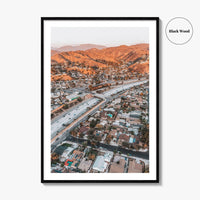 Burbank Fine Art Photo Print, Los Angeles, San Fernando Valley, California Poster, Verdugo Mountains