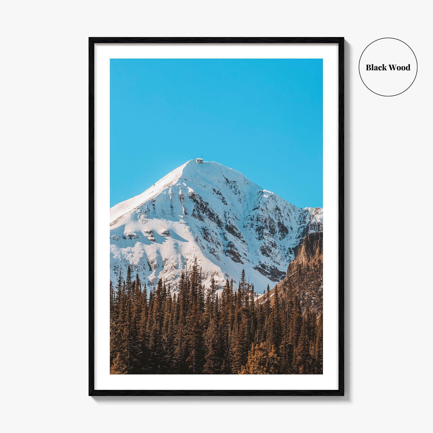 Big Sky Blue Fine Art Photo Print, Lone Mountain Peak, Montana Poster, Wall Decor