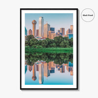 Dallas Skyline Fine Art Photo Print, Texas USA, Downtown City Wall Decor