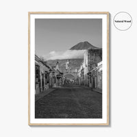 Antigua Guatemala Black and White Fine Art Photo Print, Santa Catalina Arch, Wall Decor