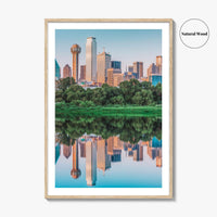 Dallas Skyline Fine Art Photo Print, Texas USA, Downtown City Wall Decor