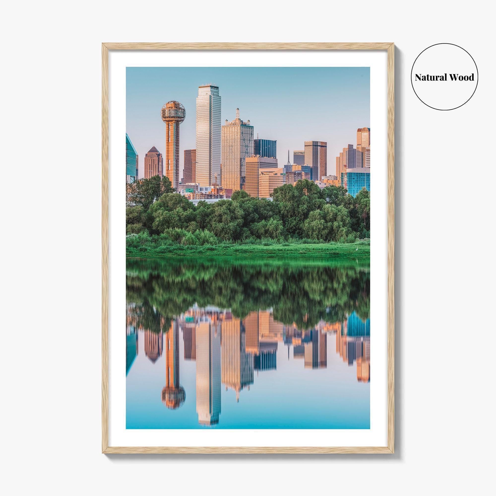 Dallas Skyline Fine Art Photo Print, Texas USA, Downtown City Wall Decor