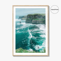 Cliffs of Moher Fine Art Photo Print, County Clare Ireland, Wild Atlantic Way Poster