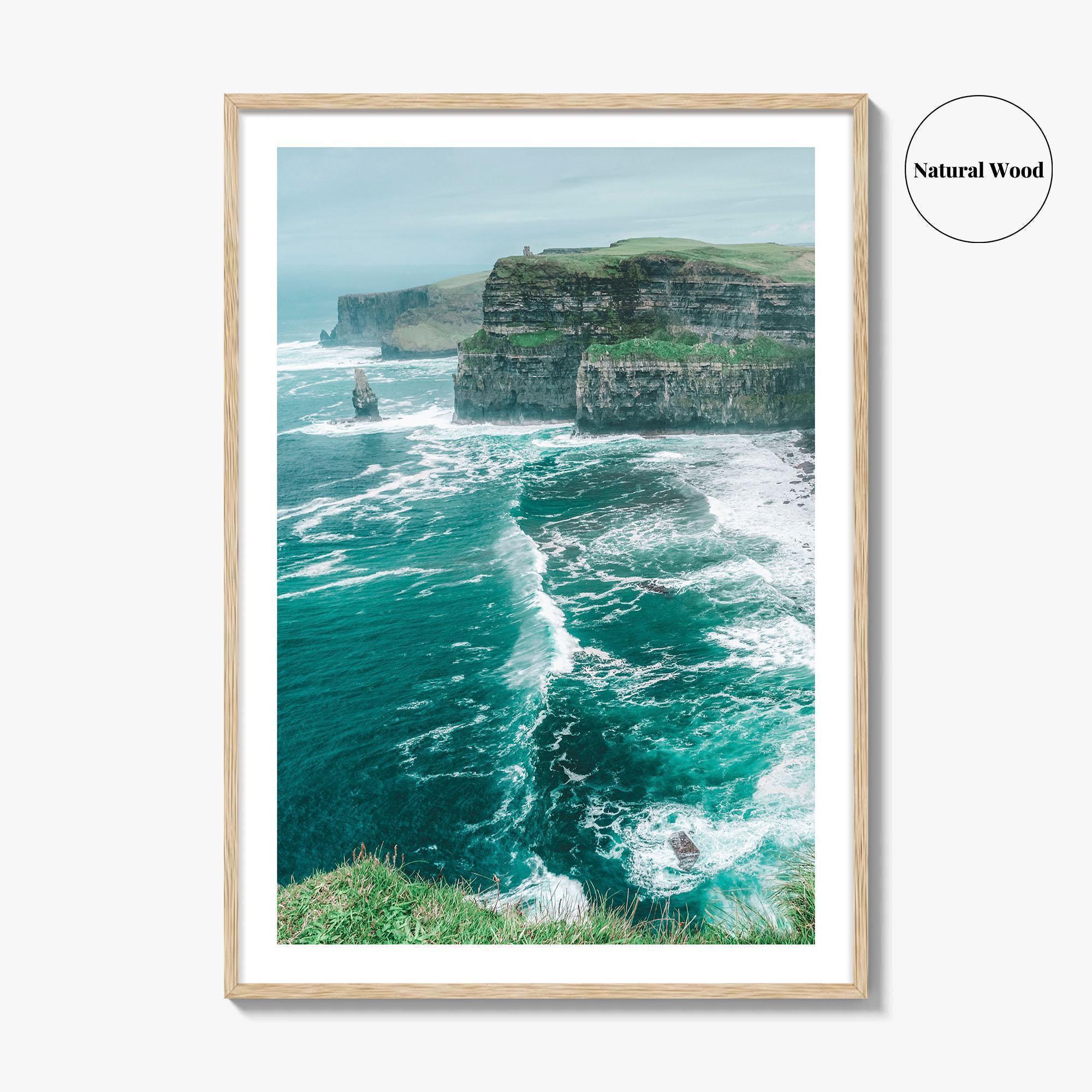 Cliffs of Moher Fine Art Photo Print, County Clare Ireland, Wild Atlantic Way Poster