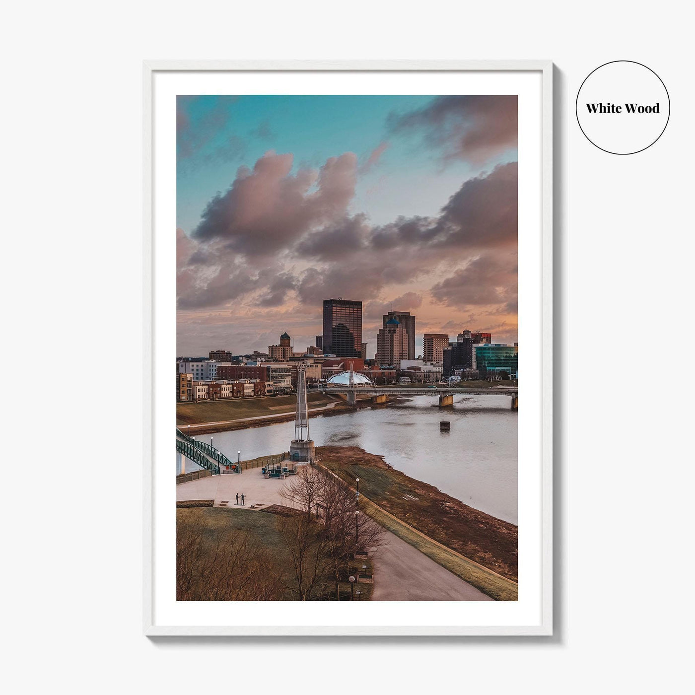 Dayton Fine Art Photo Print, Ohio, Great Miami River Poster