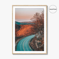 Blue Ridge Parkway Fine Art Photo Print, Afton Virginia, Shenandoah National Park Poster